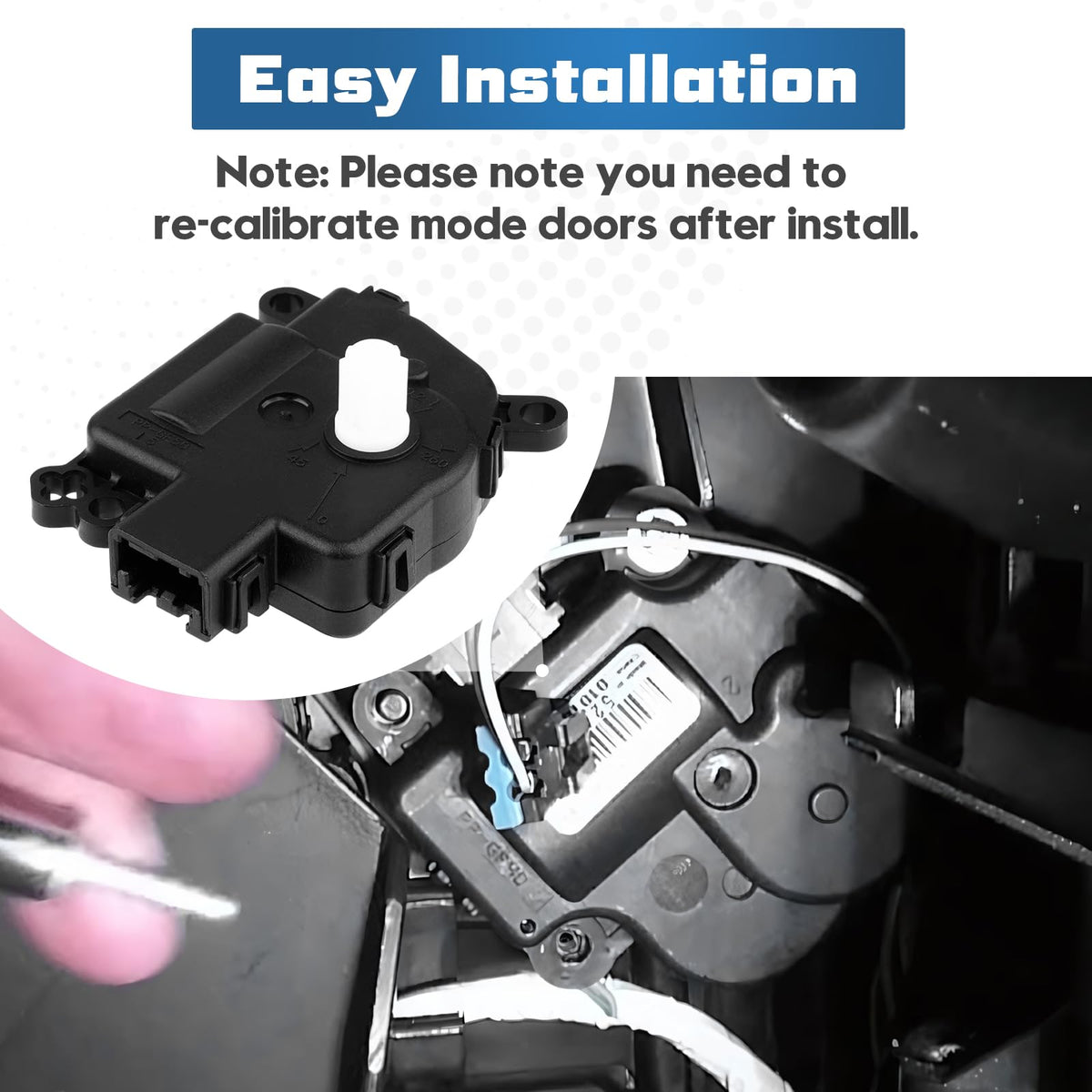 Forccord lifestyle scene with a mechanic installing actuators for reliable airflow benefit