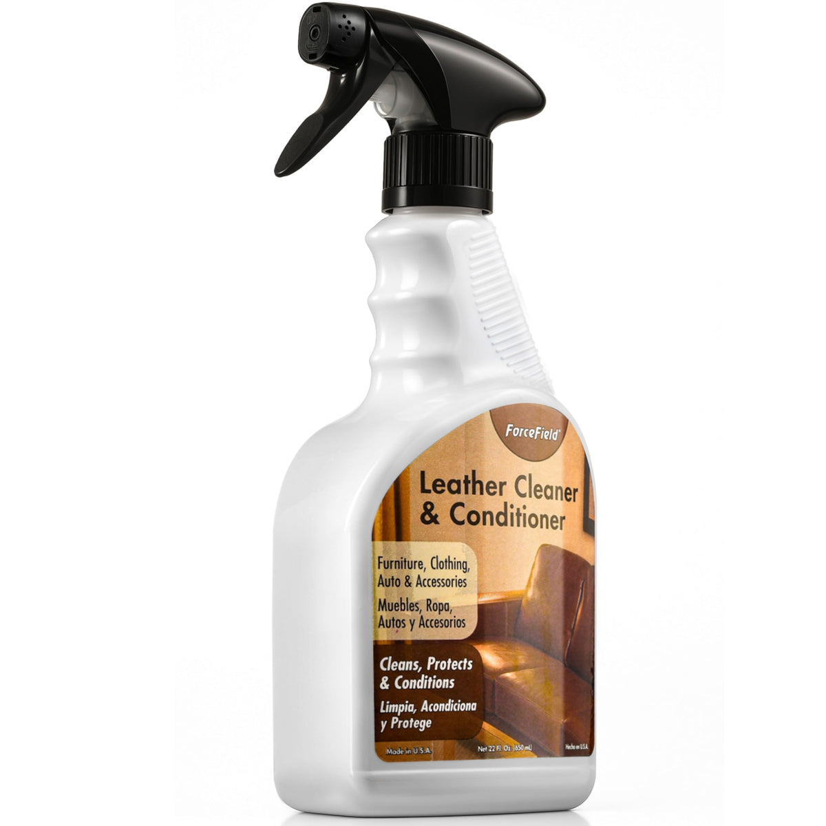 ForceField front label on 22oz bottle showing product name and purpose
