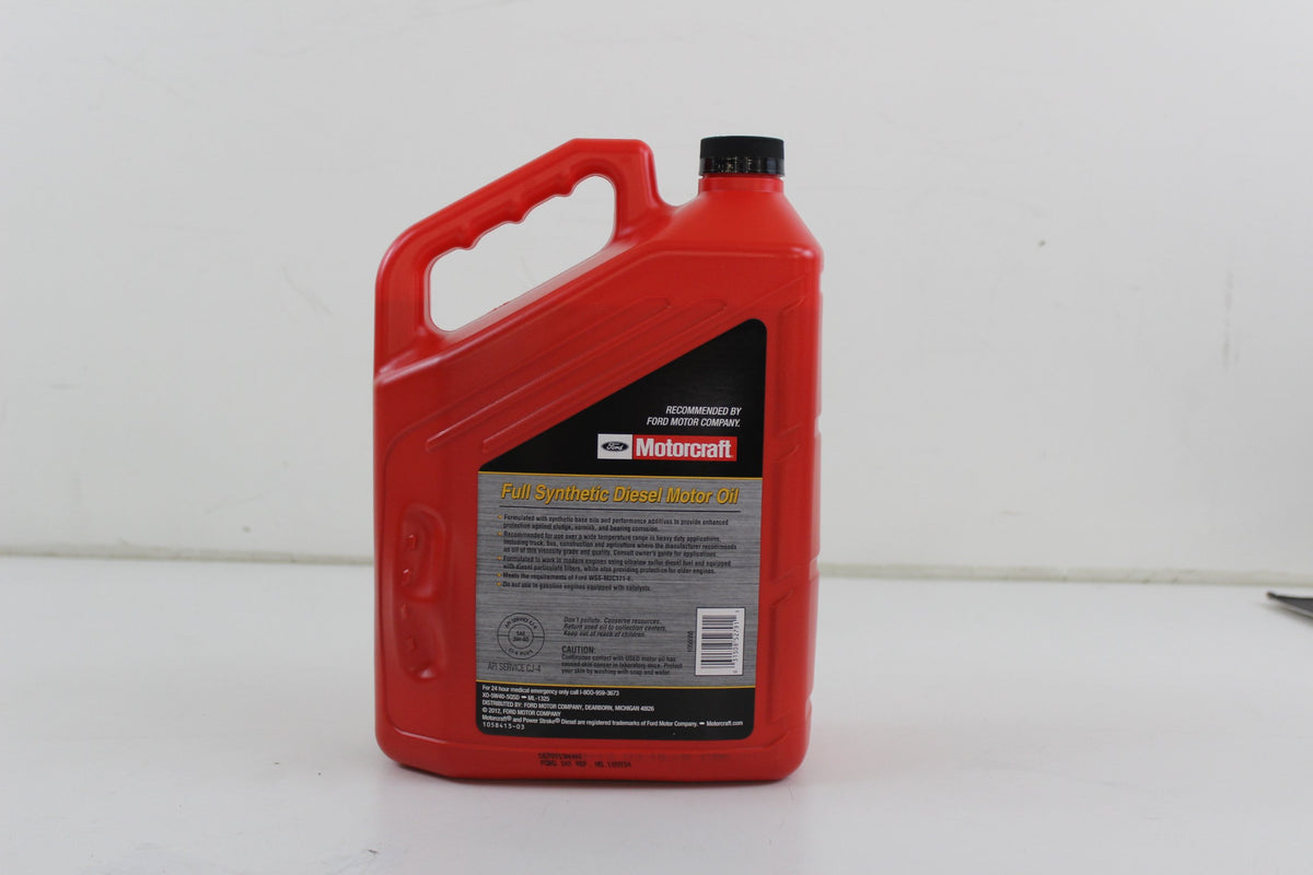 Ford oil being poured with close-up label for clear specification and easy application benefit