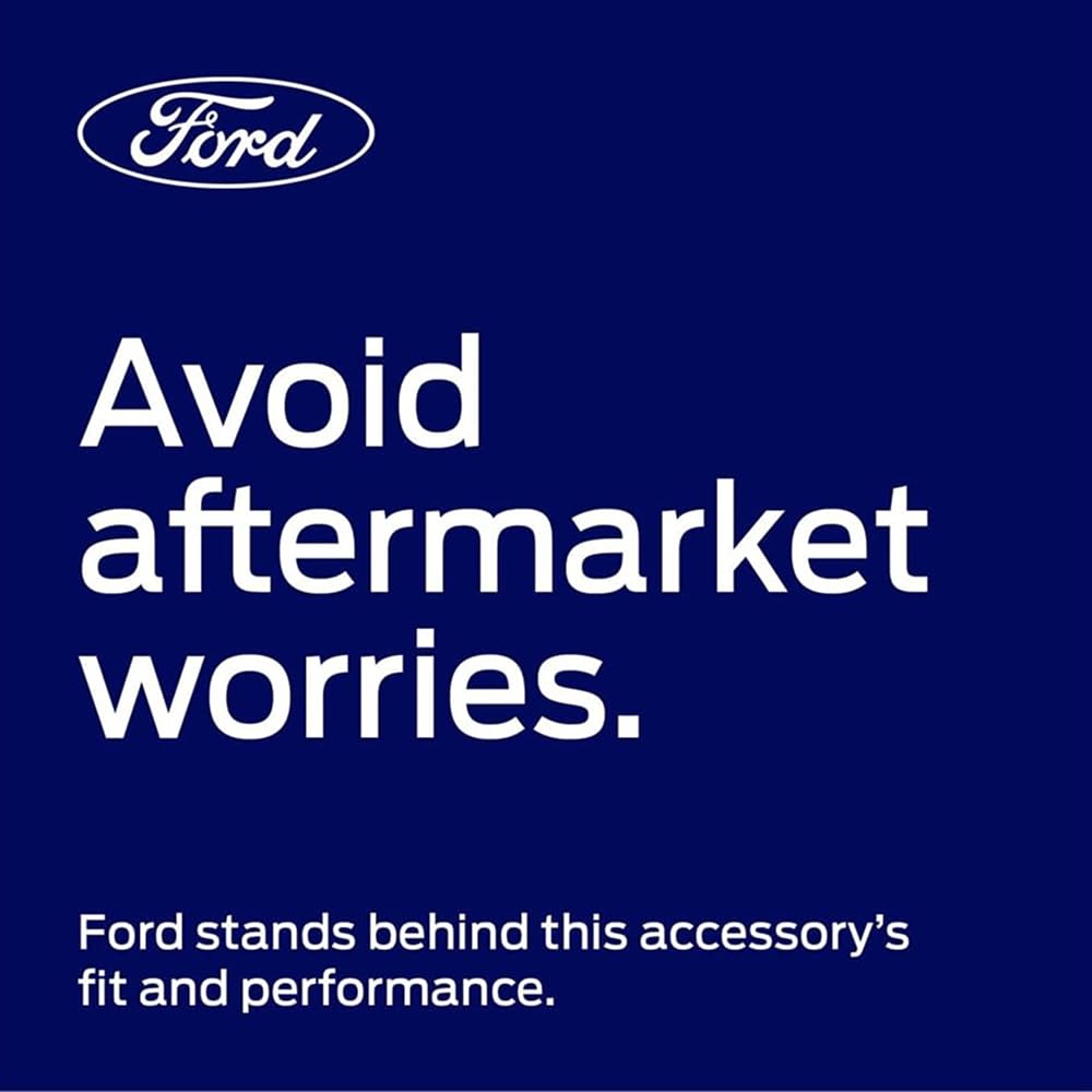 Ford injection-mold detail of emblem showing durable construction benefit