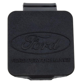Ford hitch cover front view showing Ford Oval branding and clean finish