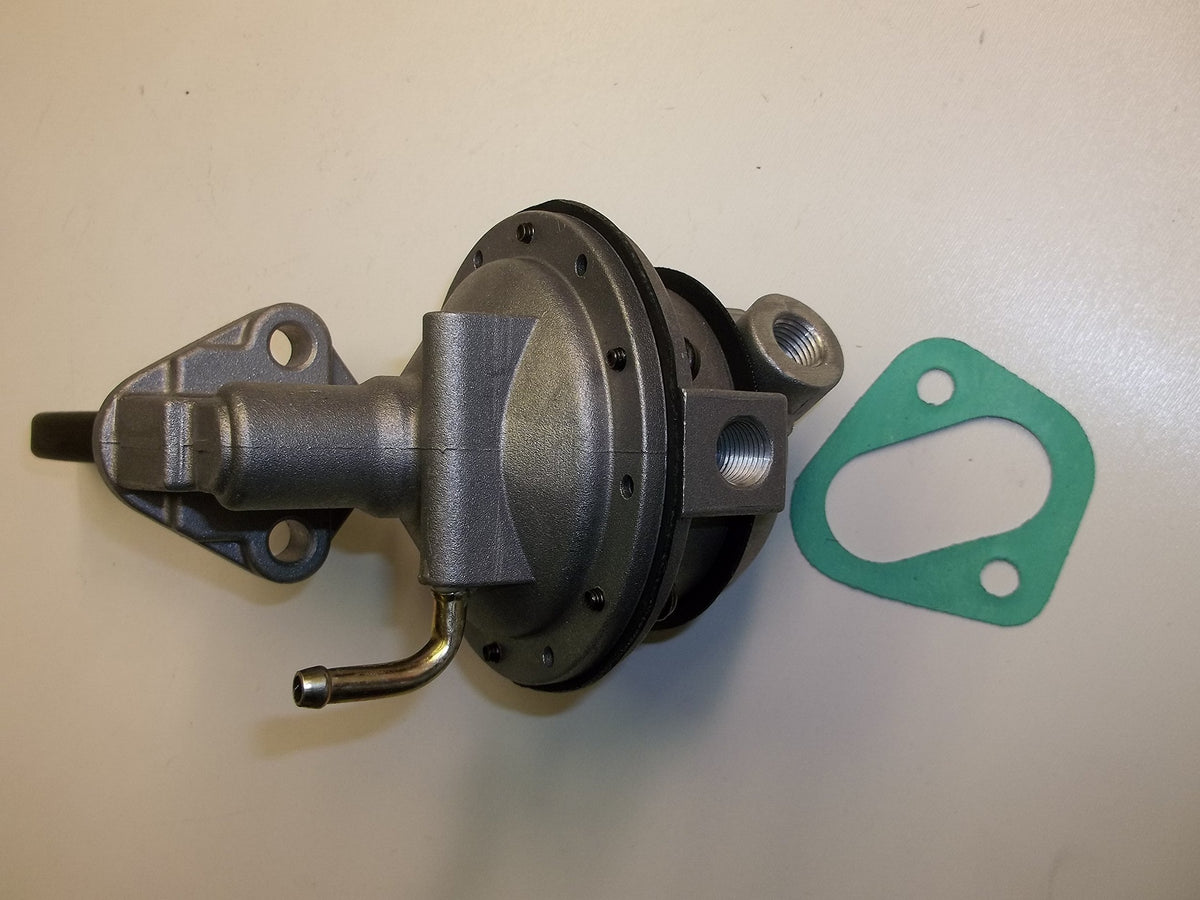 Ford marine fuel pump installed on engine demonstrating OEM fit and restored fuel flow