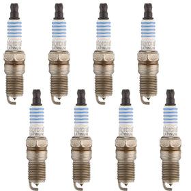 Ford Motorcraft SP432 front packaging showing eight spark plugs and brand clarity