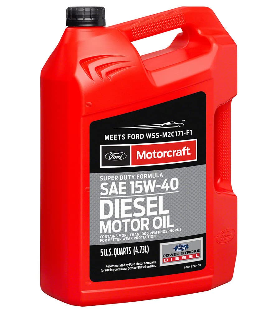 Close-up of Ford Motorcraft label highlighting specification and correct fit benefit
