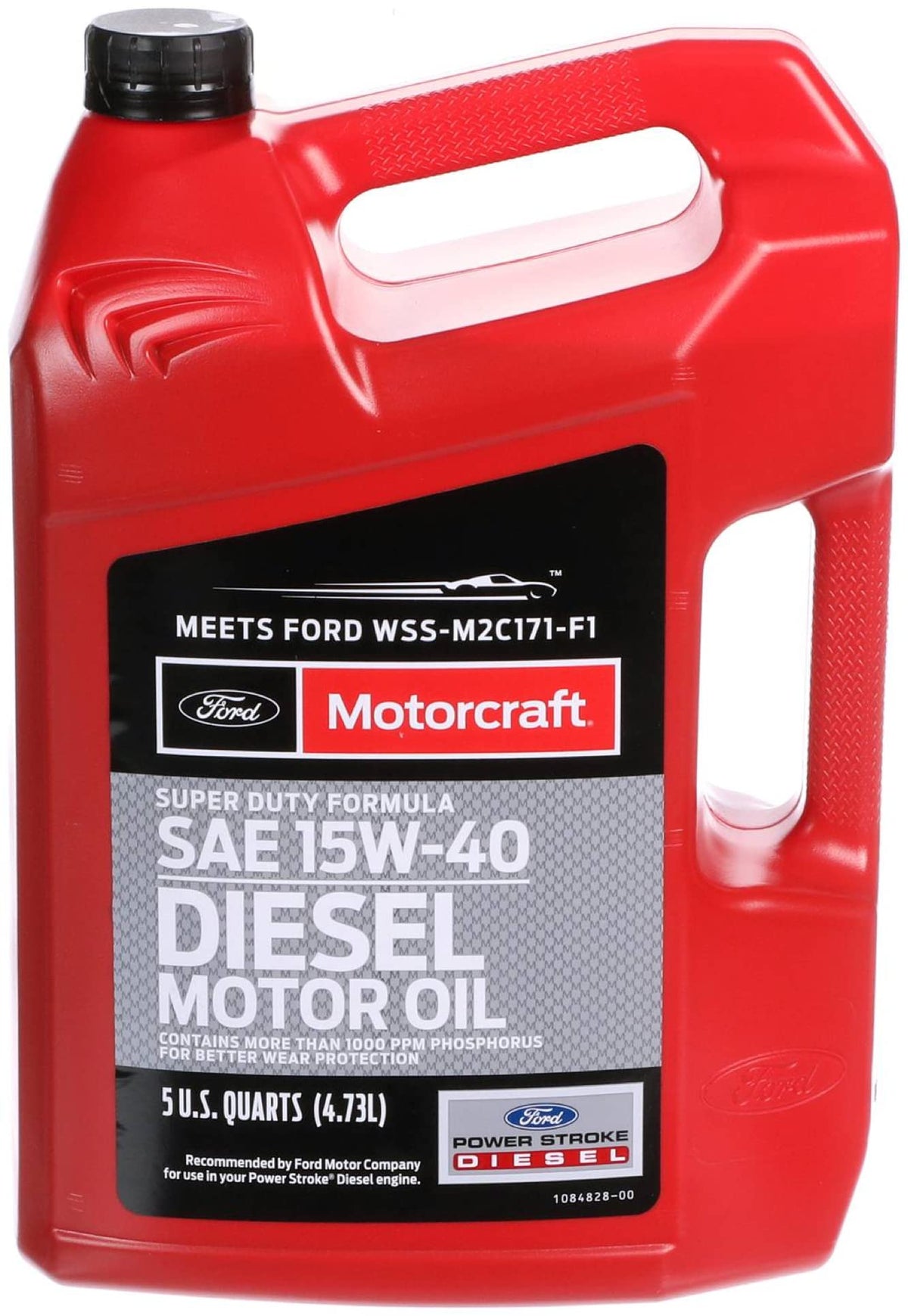 Size comparison of Ford Motorcraft bottle showing volume and storage convenience