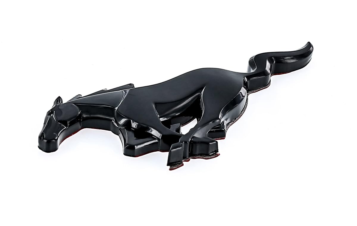 Ford Pony emblem applied on car trunk emphasizing style upgrade benefit