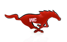 Ford emblem on laptop lid demonstrating versatile, decorative application