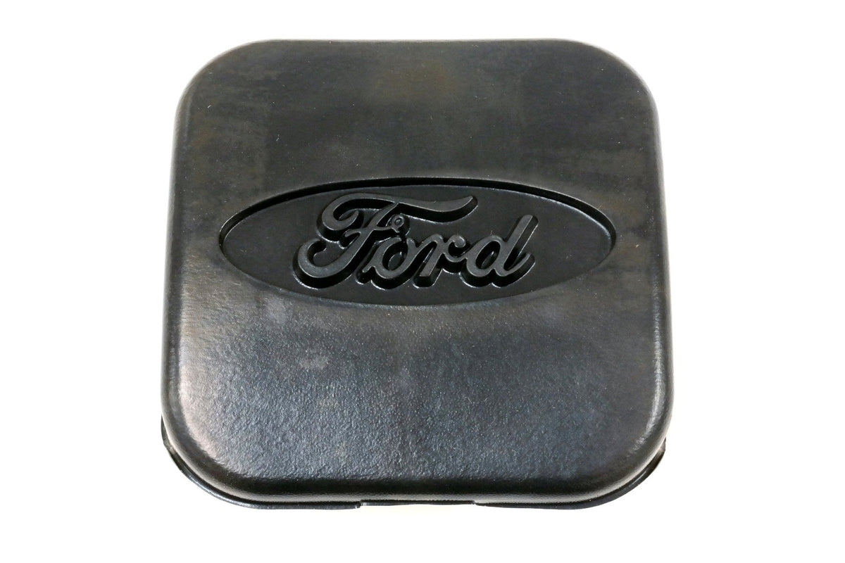 Ford trailer hitch cover close-up of material texture for durable protection