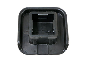 Ford trailer hitch cover installed on vehicle preventing debris entry