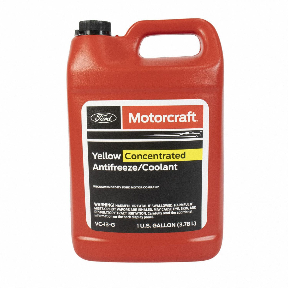 Ford VC-13-G bottle front showing label and correct fit for Ford vehicles