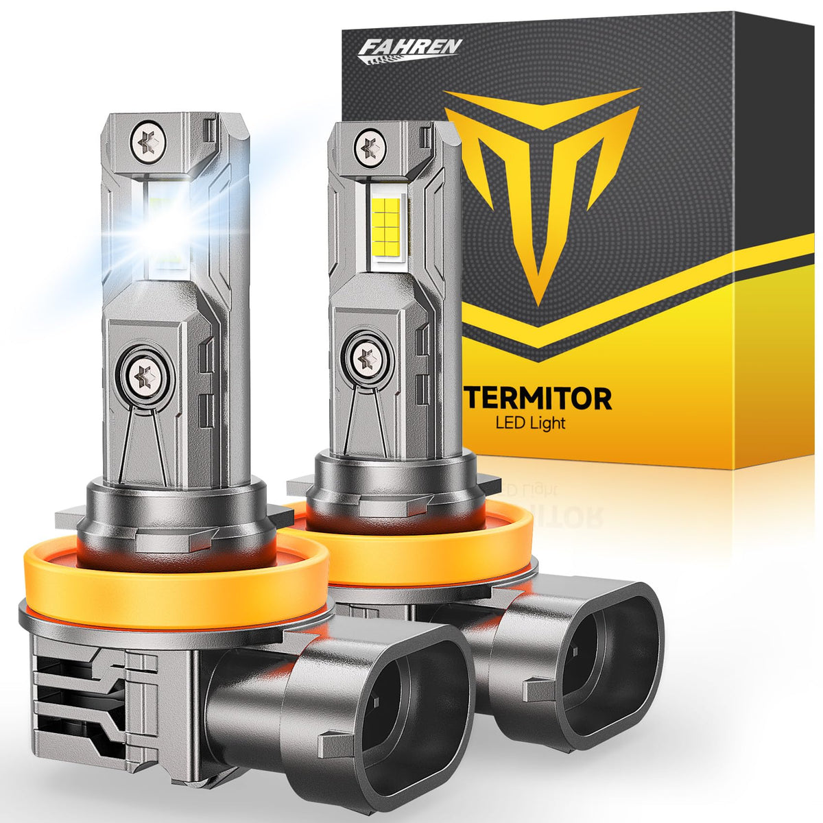 FORENNER front view packed bulb showing compact plug-and-play fit and easy install benefit