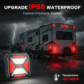 FORENNER mounted on trailer in use demonstrating stable signaling and wide-angle visibility