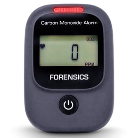 FORENSICS DETECTORS FD front view showing compact alarm and clear labeling for quick identification