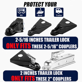 FORGEDX lifestyle shot of trailer secured with lock showing deterrence