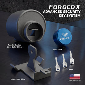 FORGEDX side profile highlights low-profile design limiting pry leverage