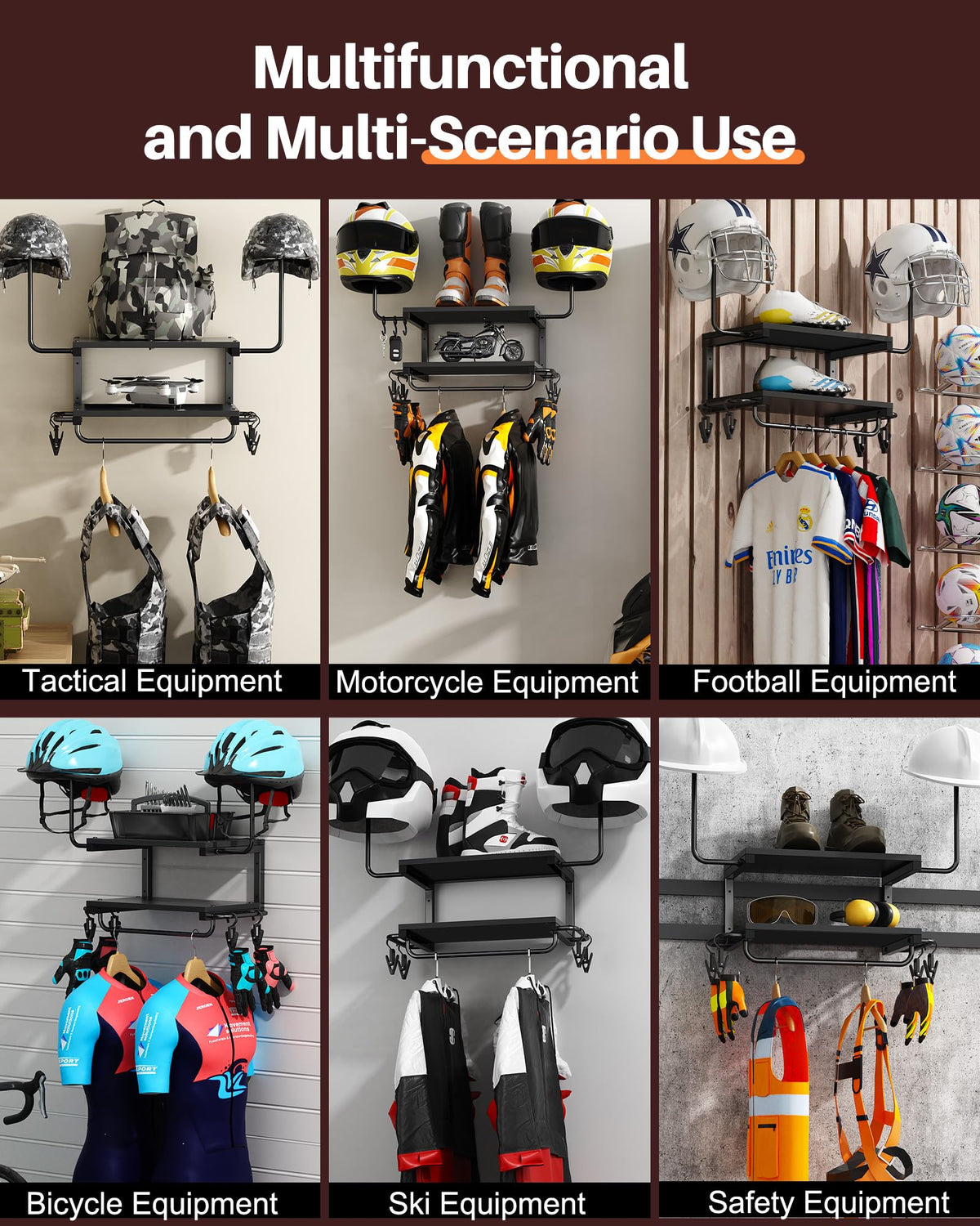 Forjarn lifestyle garage mounted station showing organized entryway