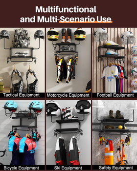 Forjarn lifestyle garage mounted station showing organized entryway