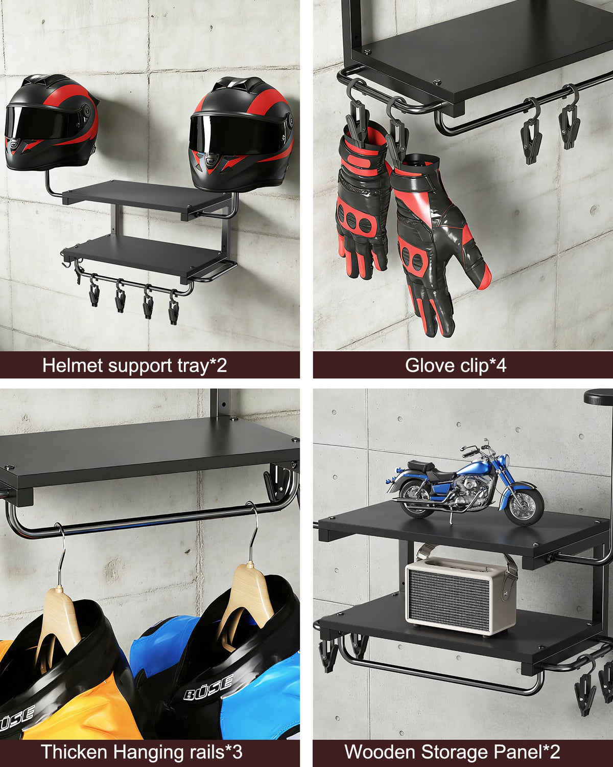 Forjarn lower shelf displaying collectibles to show versatile use