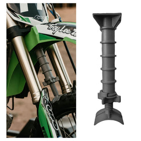 Fork-King front view of the fork support showing compact protection