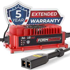 FORM front view of charger showing compact design and easy install benefit