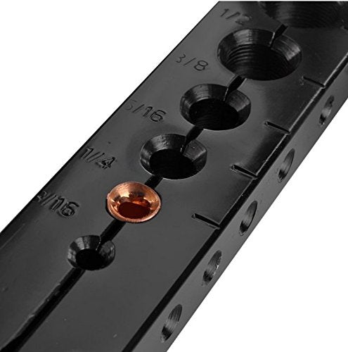 FORSUN tool flaring a copper tube in use, creates precise 45-degree flare for leak reduction