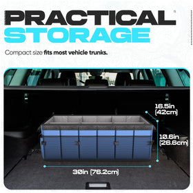 FORTEM collapsed flat for compact storage and easy portability benefit