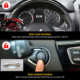 Side mirrors folded and unfolded by Forten Kingdom module illustrating protection benefit