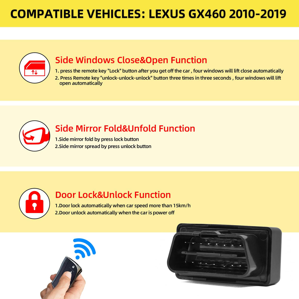 Forten Kingdom plugged into OBD-II port detail demonstrating tool-free connection benefit