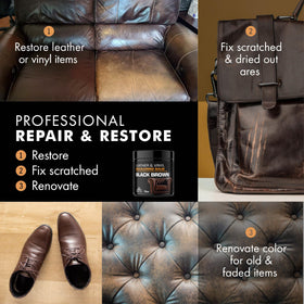 FORTIVO restoring a car seat, improving appearance and protecting leather