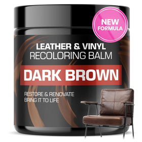 FORTIVO container front view showing dark brown balm and clear labeling benefit restoration