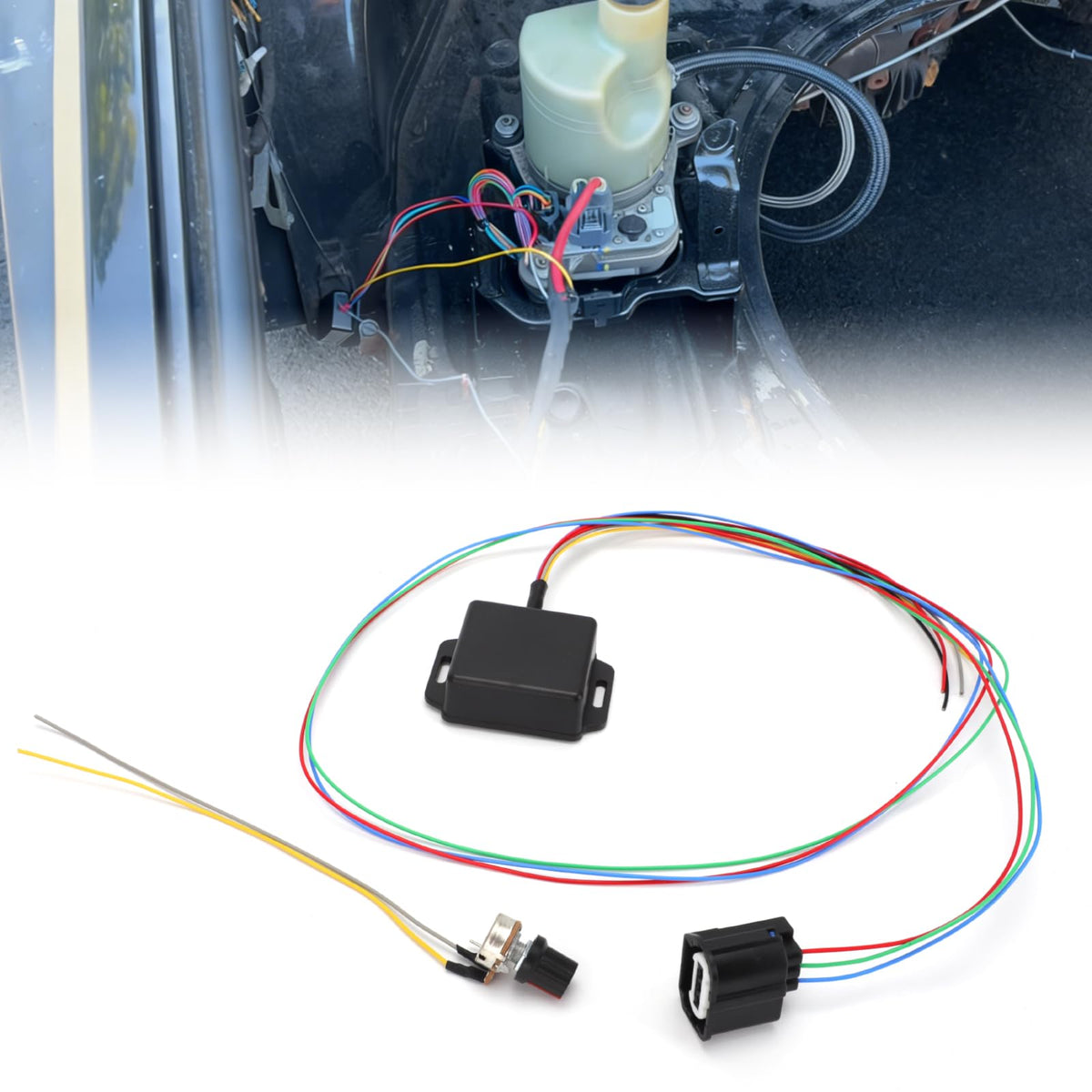 Foruly controller front view showing compact module and mounting points for easy replacement