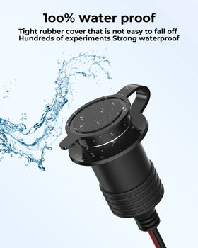 Foruly dual USB ports charging phone and camera simultaneously on ride