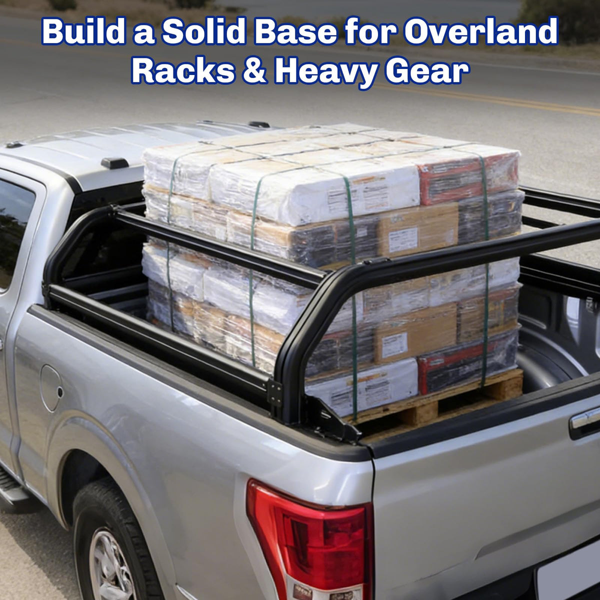 Foruly installed on truck bed rail illustrating stable accessory mounting benefit