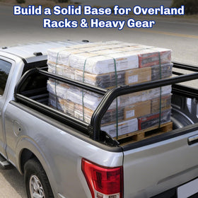 Foruly installed on truck bed rail illustrating stable accessory mounting benefit