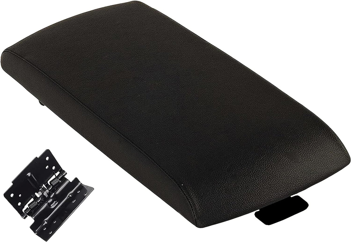 Forwinparts front view of console lid showcasing sleek black leather and improved interior look