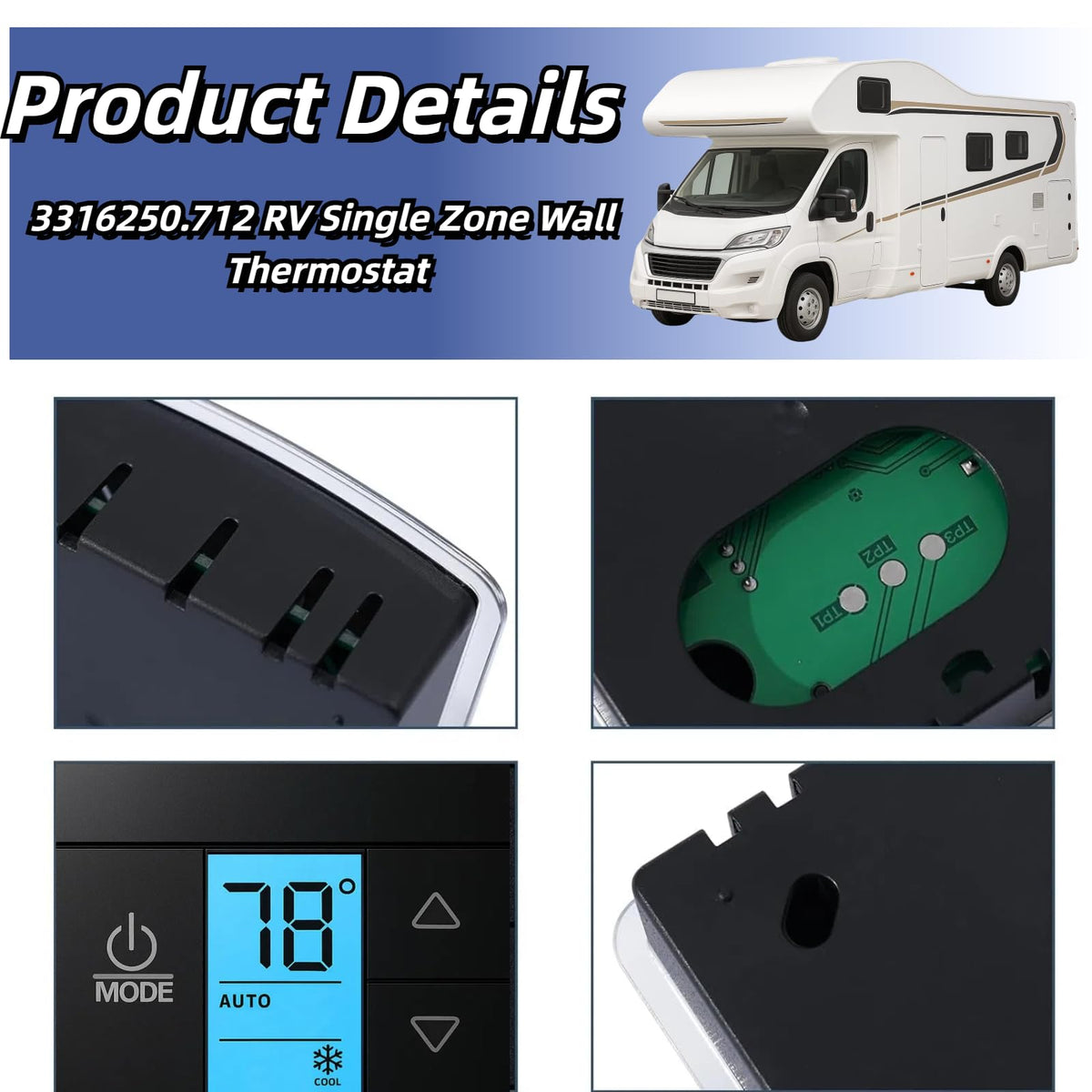 FORZEEY installed in RV cabin showing improved climate control usability