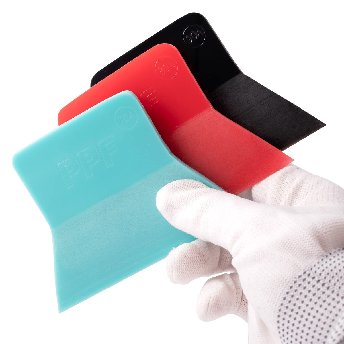 FOSHIO removing water from car window for streak-free tint application