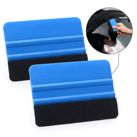FOSHIO felt squeegee close-up protecting vinyl with scratch-free smoothing