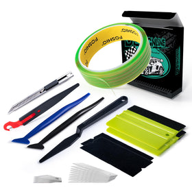 FOSHIO finish line roll front view showing filament tape, for accurate cutting