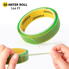 FOSHIO knife-less filament roll close-up for safe contour cutting without paint damage