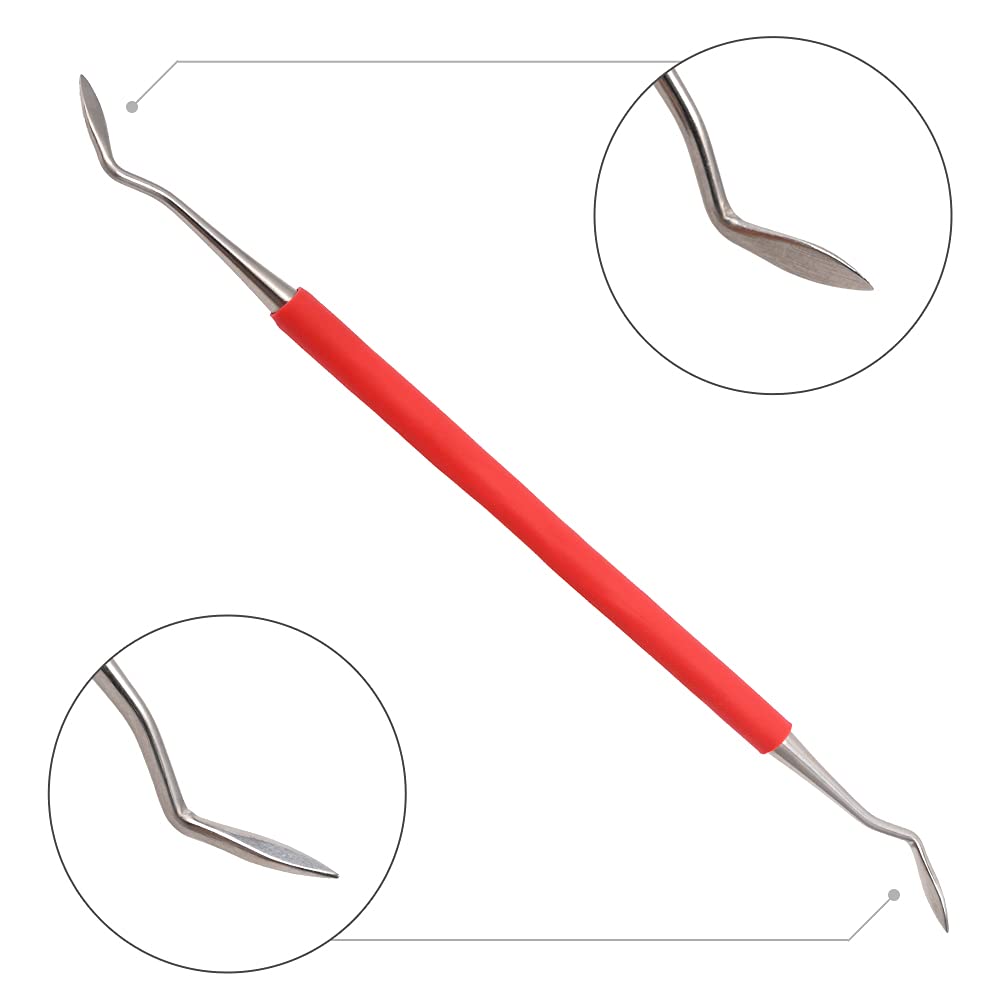 FOSHIO plastic razor scraper blades removing adhesive without scratching glass
