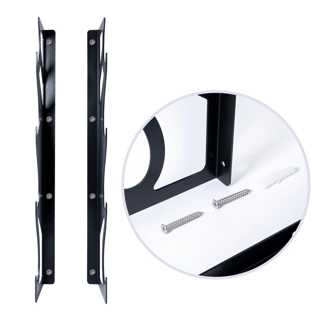 FOSHIO rack beside measuring tape illustrating compact space-saving benefit