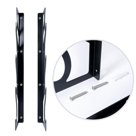 FOSHIO rack beside measuring tape illustrating compact space-saving benefit
