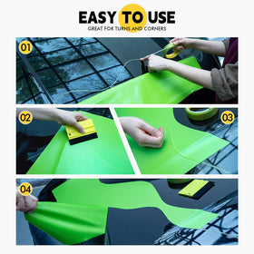 FOSHIO sponge roller detail demonstrating flexible material for smooth vinyl application