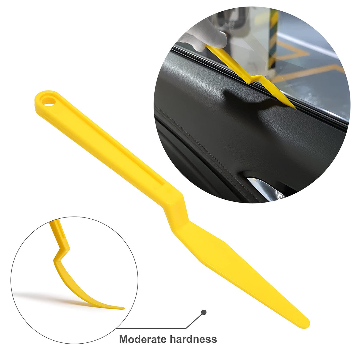 FOSHIO utility knife with replacement blades for controlled vinyl trimming