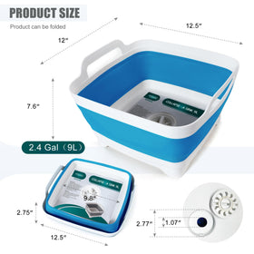 FOSJGO folded slim profile collapsed for compact storage and space saving