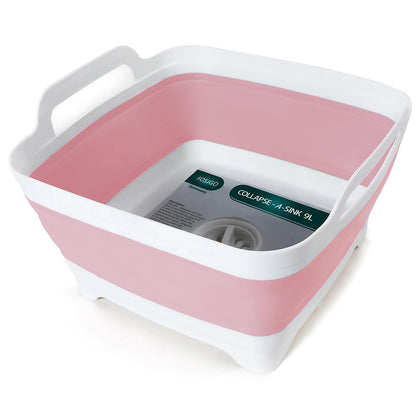 FOSJGO front view of unfolded basin showing size and stability