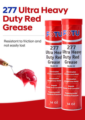 FOTU grease being applied with gun to wheel bearing for reliable protection