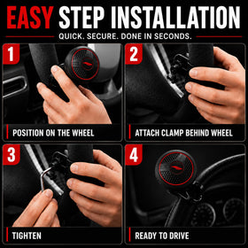 FOURING included tool and parts laid out for quick four-step installation and reliable tightening