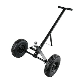 fouwick front view of trailer dolly showing compact frame and stability benefit